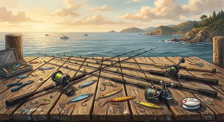 Cañas de jigging para barco recomendadas