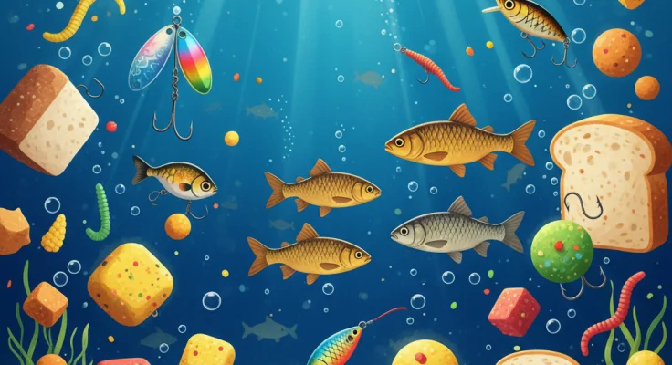 Cebo de masa y pan para pesca de ciprínidos