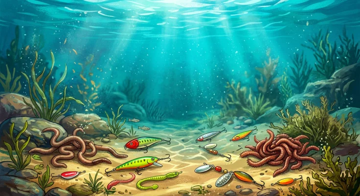 Gusano americano vs coreano: qué cebo elegir