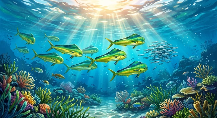 Llampuga (dorado): pesca en el Mediterráneo