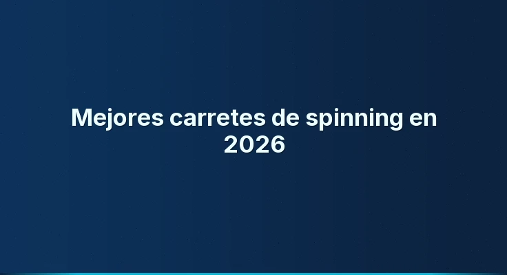 Mejores carretes de spinning en 2026