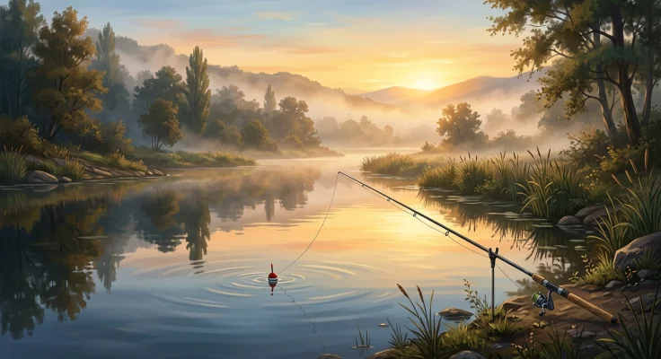 Pesca al corcheo en ríos de agua dulce