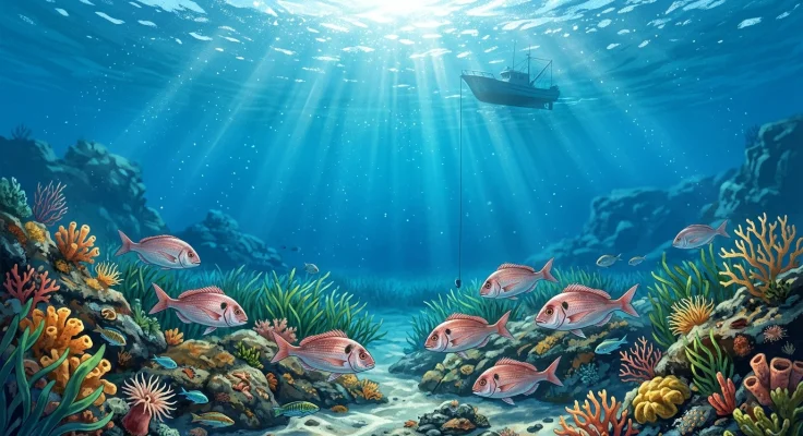 Pescar breca al fondo desde embarcación